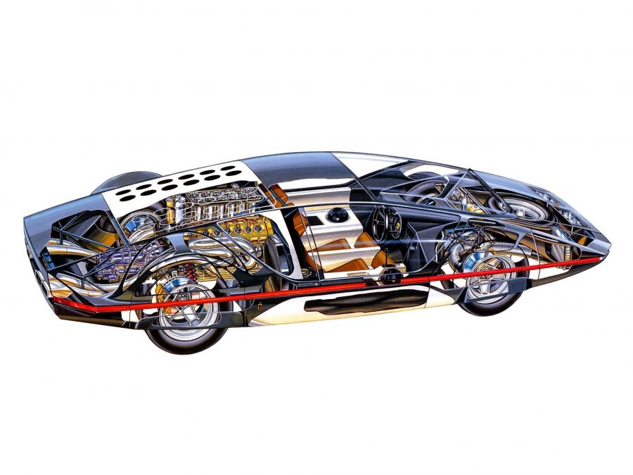  Ferrari 512 S Modulo Concept (0864) 1970 года  (фото 40 из 48)